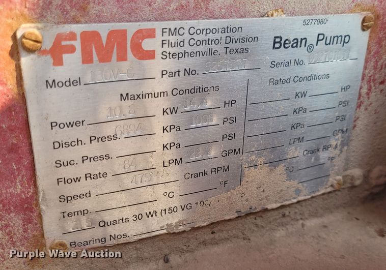 image for item FC9181 John Bean Sprayers D035E300F-STD  sprayer