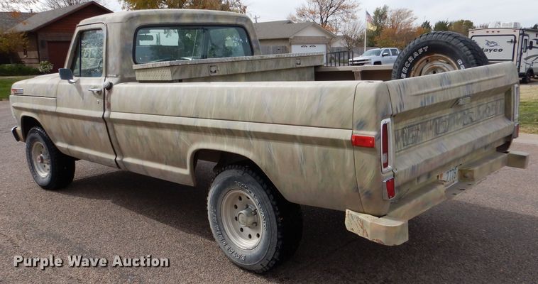 image for item GP9595 1969 Ford F100  pickup truck