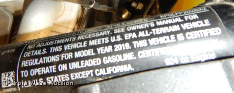 image for item HF9425 2019 Polaris RZR XP4 Turbo  utility vehicle