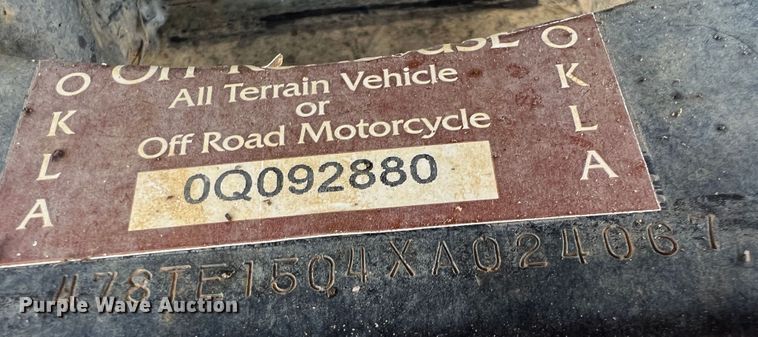 image for item HX9935 1999 Honda T3F  ATV