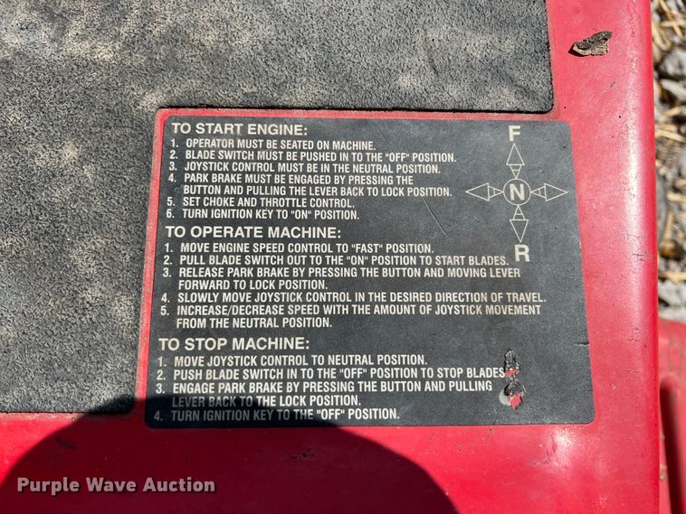 image for item HX9953 Snapper Z-Rider  ZTR lawn mower