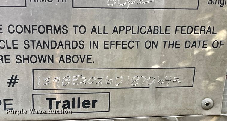 image for item JD9211 2013 Sharp  spray foam trailer