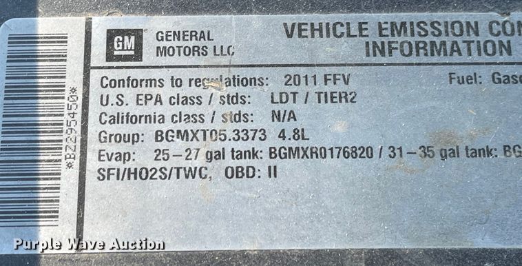 image for item JD9220 2011 GMC Sierra 1500  pickup truck