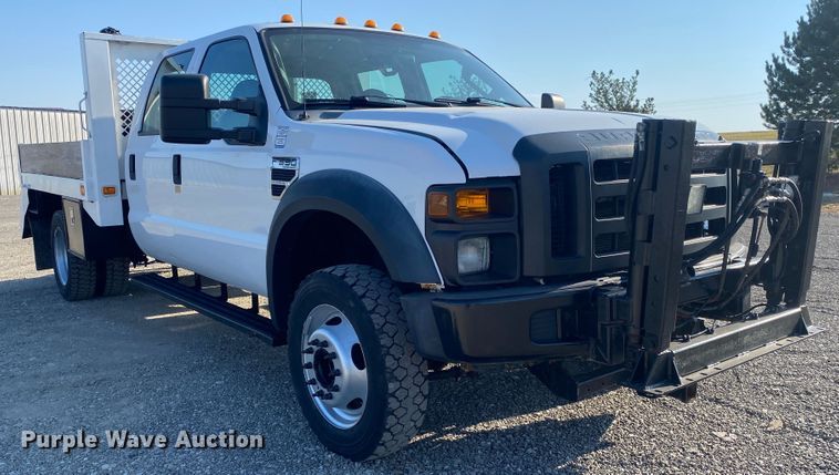 image for item JW9377 2008 Ford F550  flatbed truck