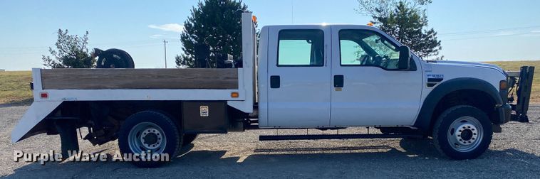 image for item JW9377 2008 Ford F550  flatbed truck