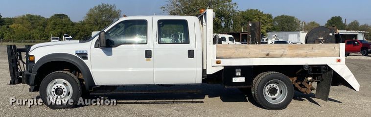 image for item JW9377 2008 Ford F550  flatbed truck