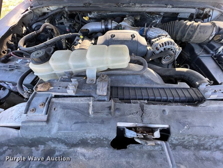 image for item KF9882 2001 Ford F550 Super Duty  dump flatbed truck