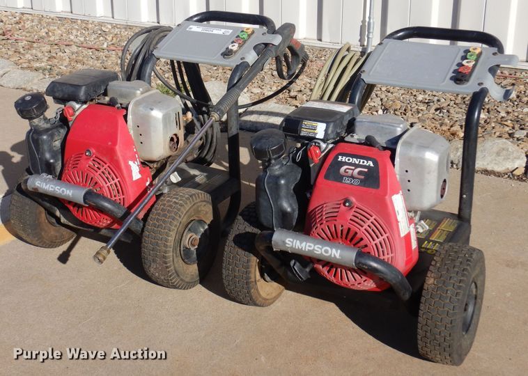 image for item KO9822 (2) Simpson pressure washers