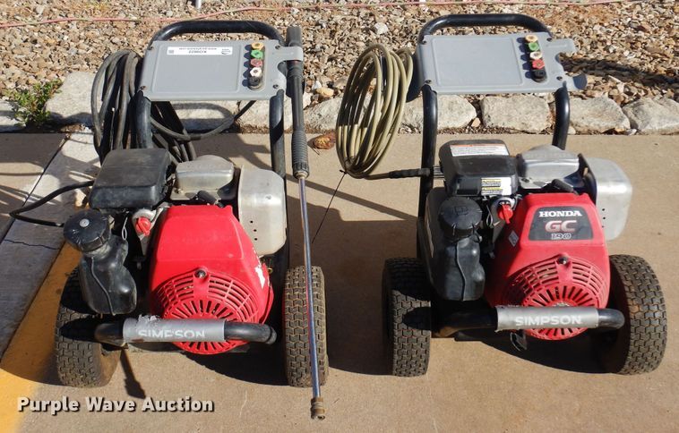 image for item KO9822 (2) Simpson pressure washers