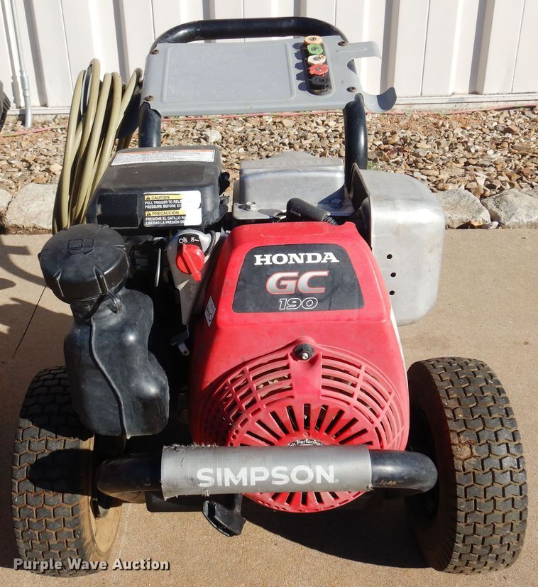 image for item KO9822 (2) Simpson pressure washers