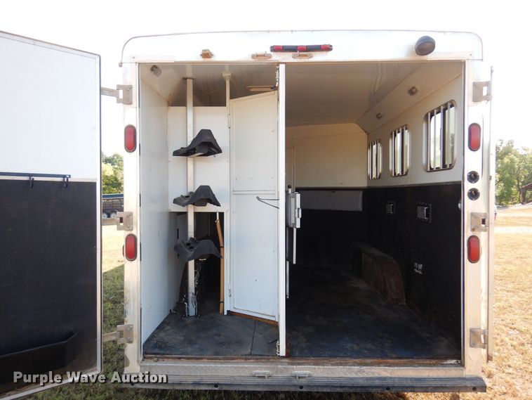 image for item KO9935 2013 Bison Coach 8314  livestock trailer