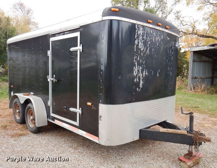 image for item KW9384 2004 Forest River  enclosed cargo trailer