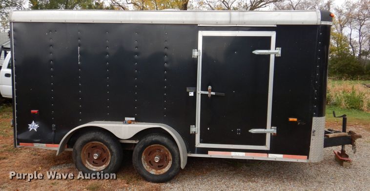 image for item KW9384 2004 Forest River  enclosed cargo trailer