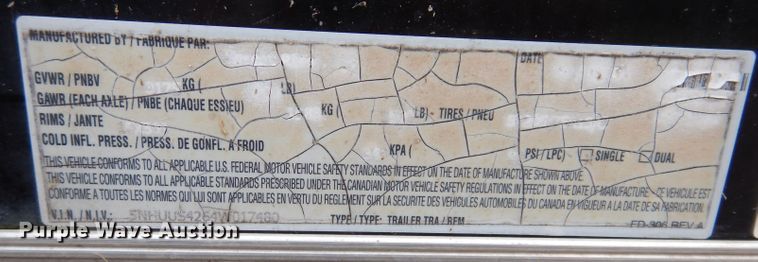 image for item KW9384 2004 Forest River  enclosed cargo trailer