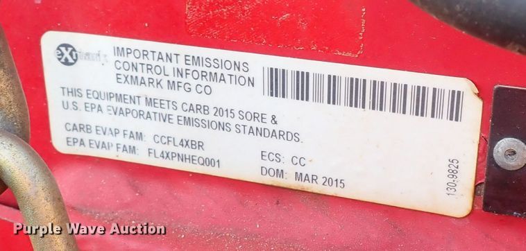 image for item LU9498 Exmark VTS691CKA52400  ZTR lawn mower