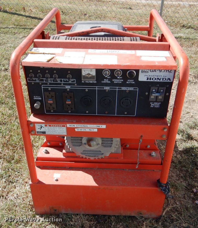 image for item LU9663 Multiquip GA-9.7HZ  generator