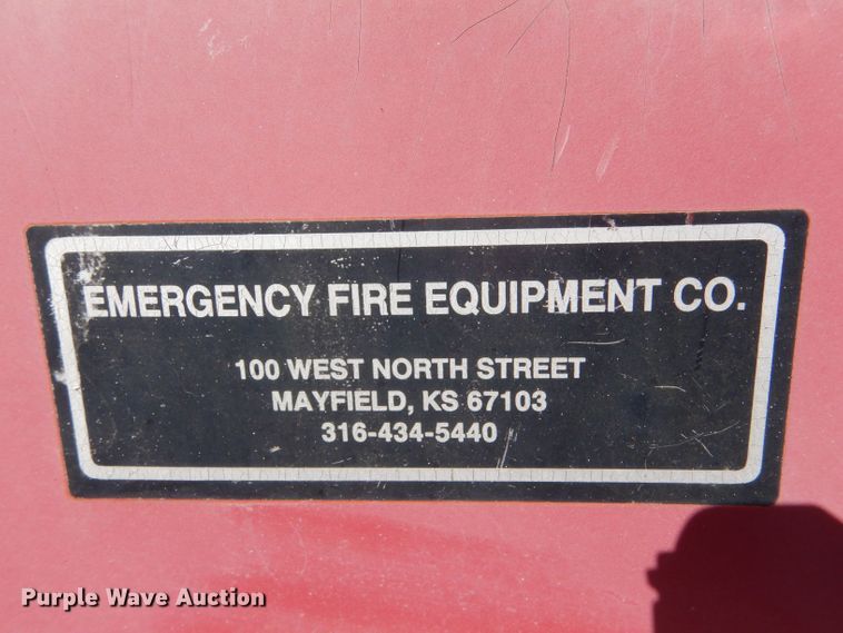 image for item LU9665 Emergency Fire Equipment  brush fire skid unit