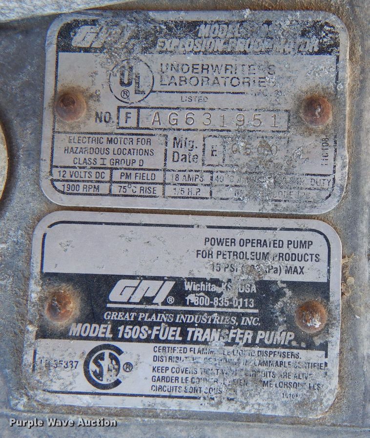 image for item LU9666 Delta 485000  fuel tank