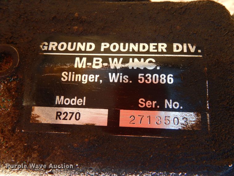 image for item LU9679 (4) M-B-W plate compactors