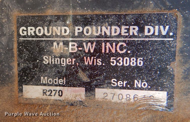 image for item LU9679 (4) M-B-W plate compactors