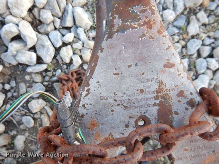 image for item LY9221 2009 Neal Manufacturing  utility trailer