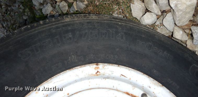 image for item LY9221 2009 Neal Manufacturing  utility trailer