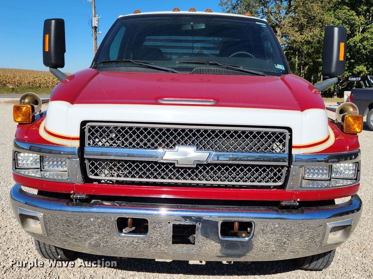 image for item MK9380 2008 Chevrolet C4500  flatbed truck