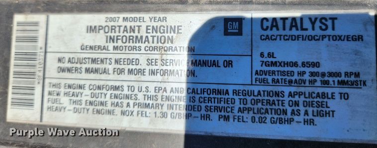 image for item MK9380 2008 Chevrolet C4500  flatbed truck