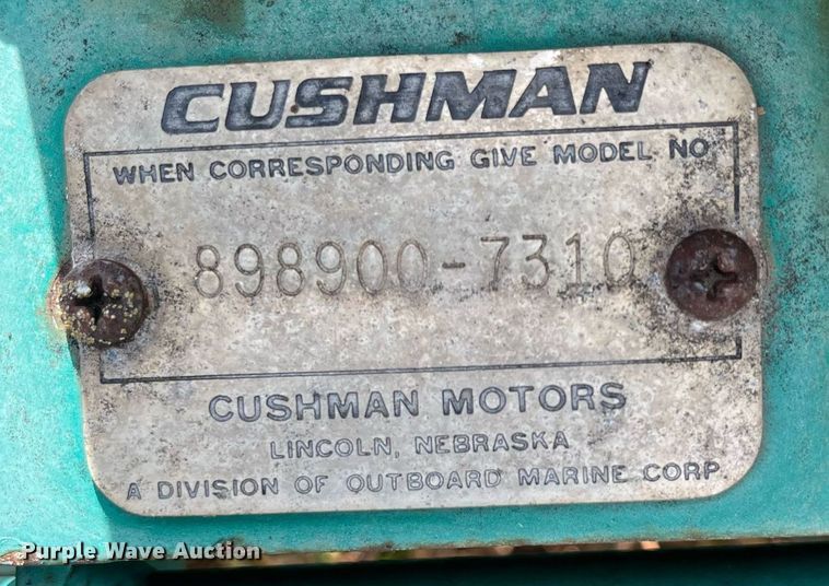 image for item MN9339 Cushman  aerator