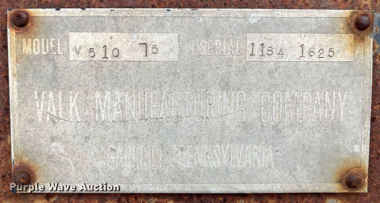 image for item MN9345 Valk V51075  snow plow