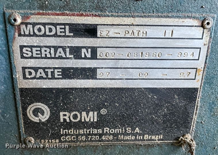 image for item MR9401 Bridgeport EZ Path II  lathe