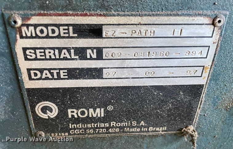 image for item MR9401 Bridgeport EZ Path II  lathe