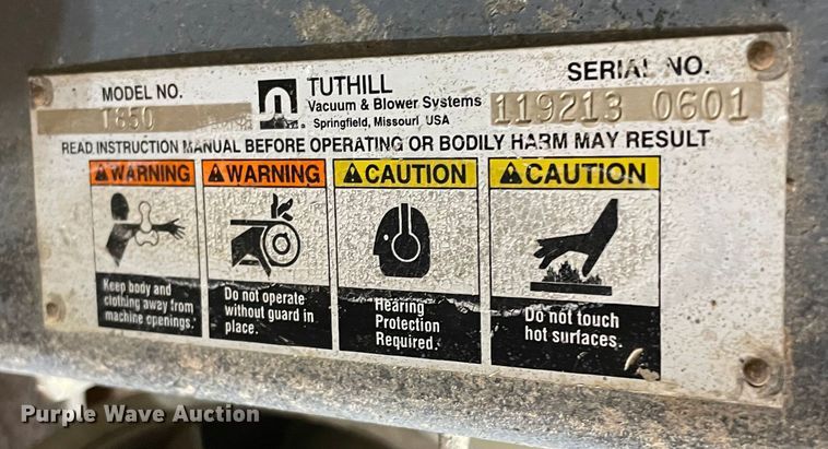 image for item MR9443 Tuthill T850  blower