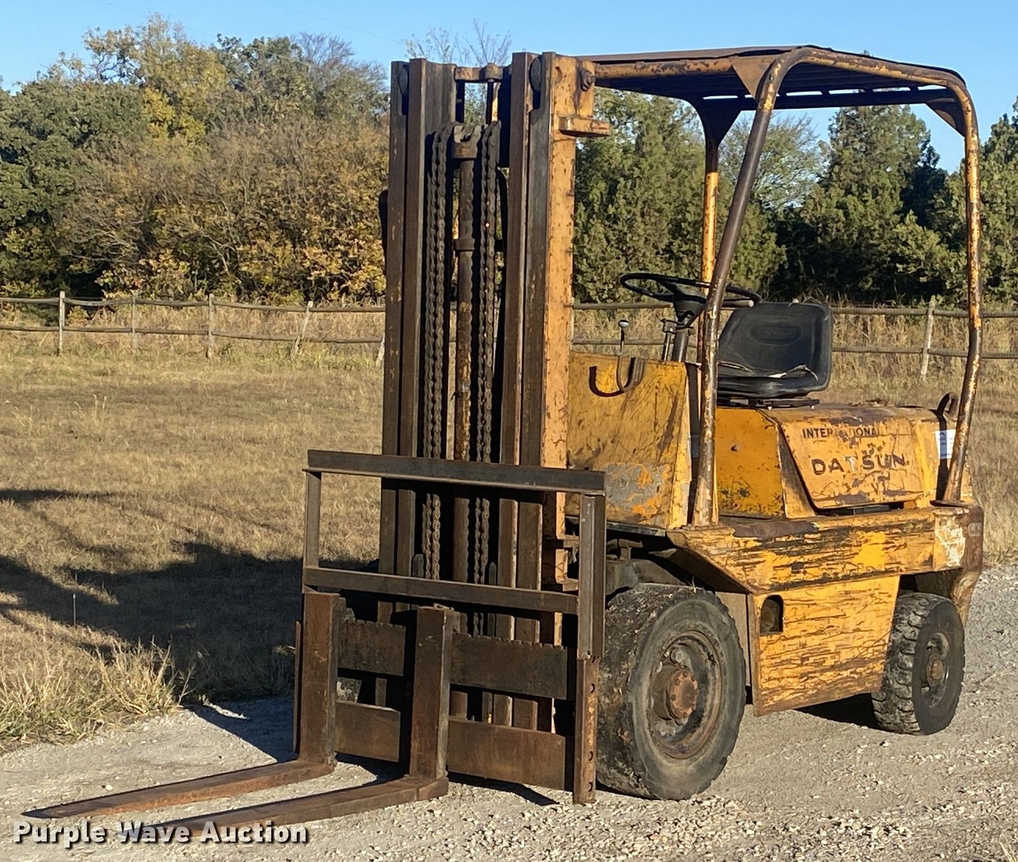 Datsun FG105 forklift in Jennings, OK | Item DN8030 sold | Purple Wave