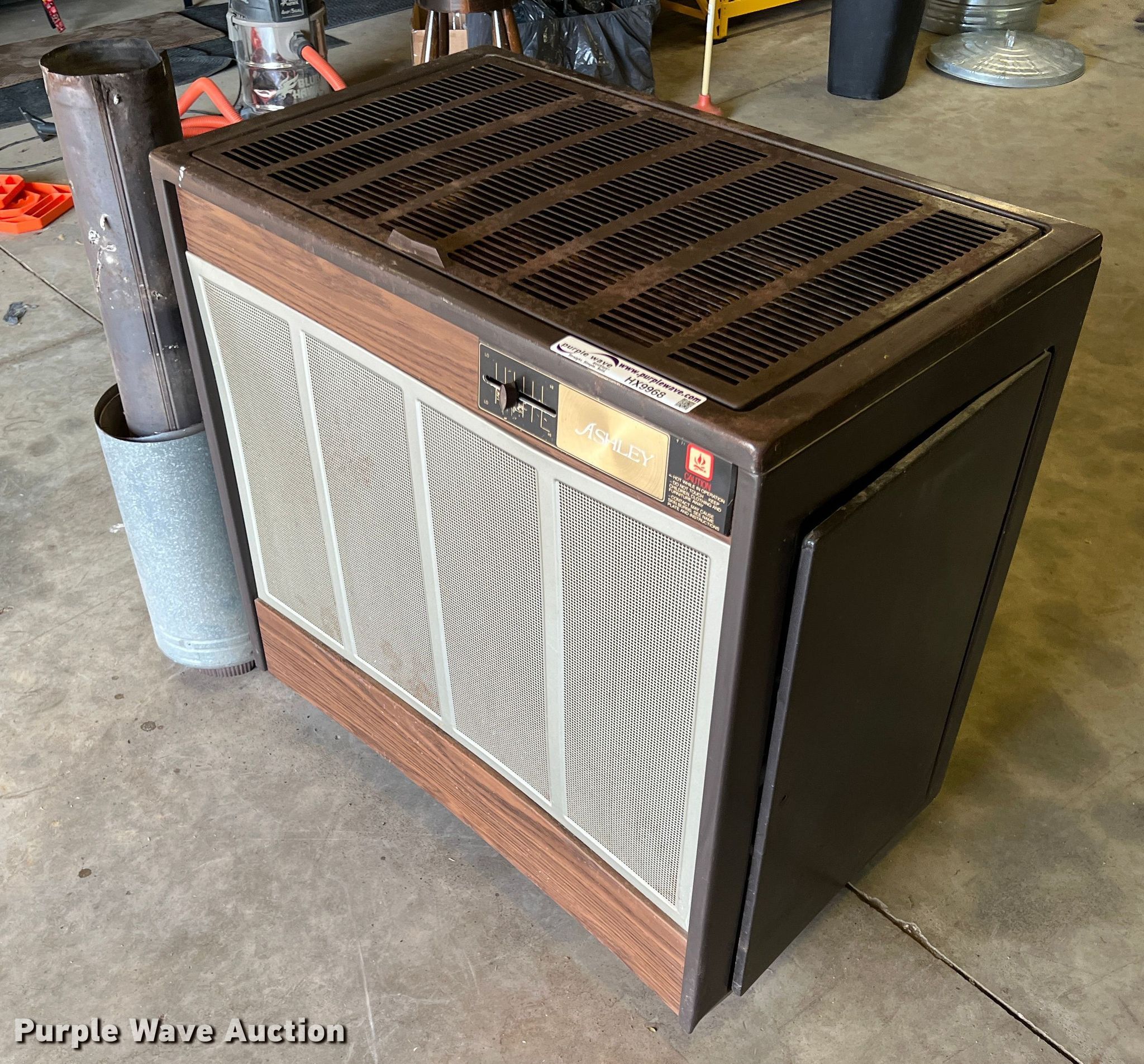 Ashley Automatic Heater Co. 7150-F heater in Adair, OK | Item HX9968 sold |  Purple Wave