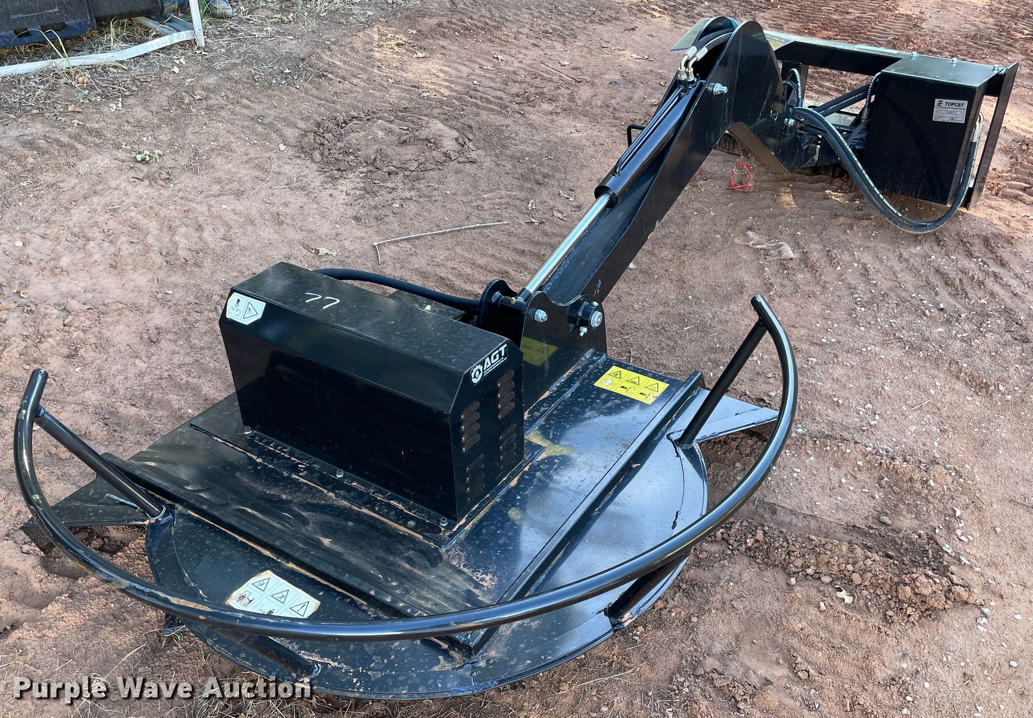 TopCat BDRC skid steer boom rotary mower in Tecumseh, OK Item MR9467