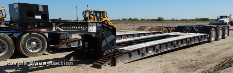 image for item DJ0823 2012 Kaufman  lowboy equipment trailer
