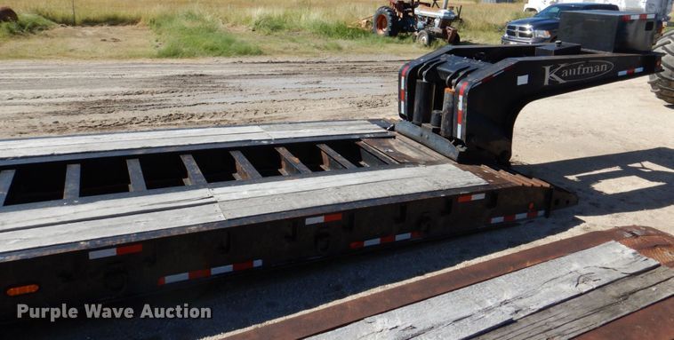 image for item DJ0823 2012 Kaufman  lowboy equipment trailer