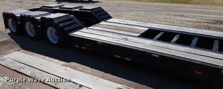 image for item DJ0823 2012 Kaufman  lowboy equipment trailer