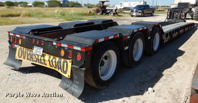image for item DJ0823 2012 Kaufman  lowboy equipment trailer