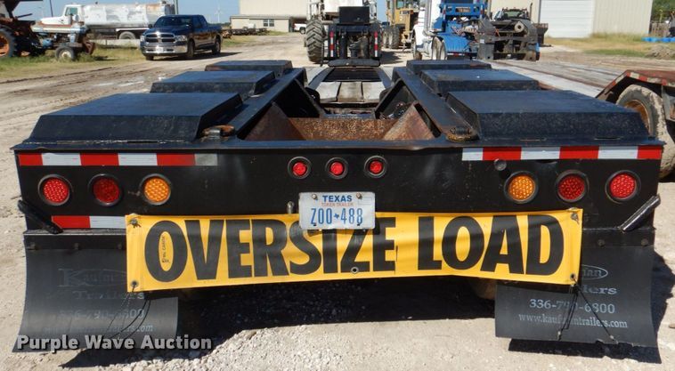 image for item DJ0823 2012 Kaufman  lowboy equipment trailer