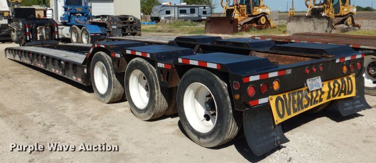 image for item DJ0823 2012 Kaufman  lowboy equipment trailer