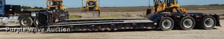 image for item DJ0823 2012 Kaufman  lowboy equipment trailer
