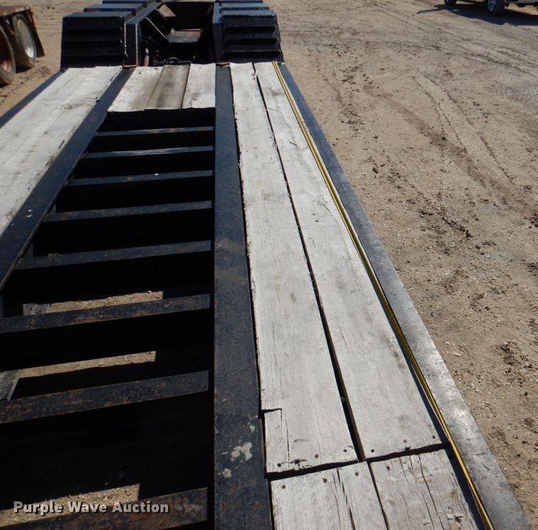 image for item DJ0823 2012 Kaufman  lowboy equipment trailer