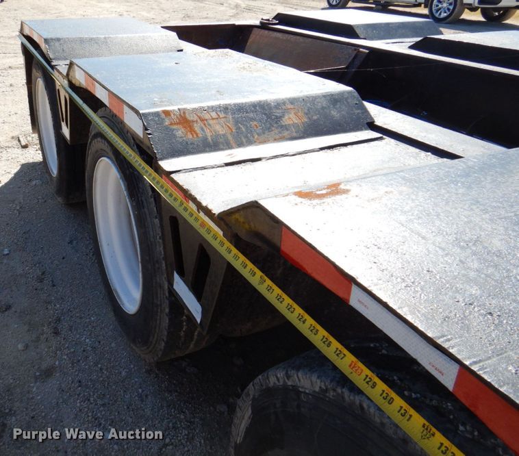 image for item DJ0823 2012 Kaufman  lowboy equipment trailer