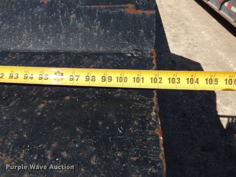 image for item DJ0823 2012 Kaufman  lowboy equipment trailer