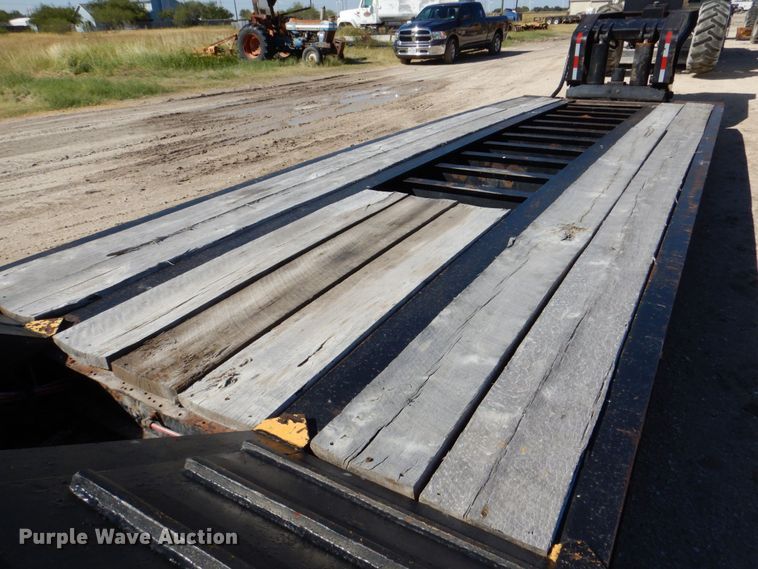 image for item DJ0823 2012 Kaufman  lowboy equipment trailer