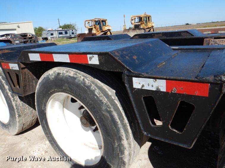 image for item DJ0823 2012 Kaufman  lowboy equipment trailer