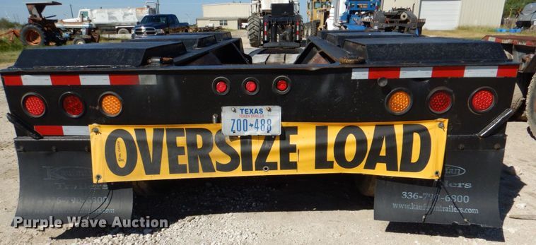 image for item DJ0823 2012 Kaufman  lowboy equipment trailer
