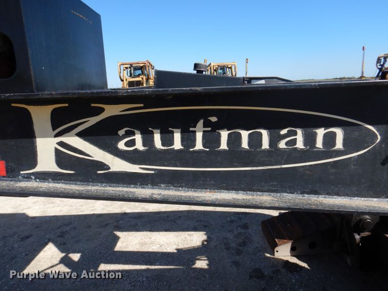 image for item DJ0823 2012 Kaufman  lowboy equipment trailer